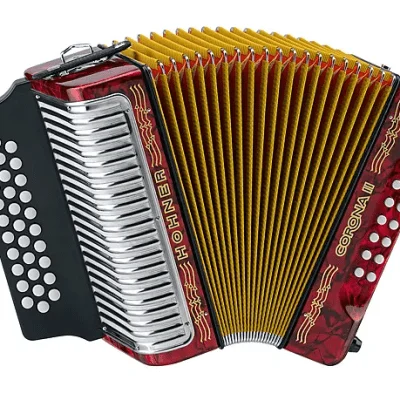 ST أفضل عرض 3500FB كورونا II 31 زر FBbEb Sol Diatonic Accordion أشرطة حقائب سوداء Hohner Corona II Accordion مع حقيبة #1