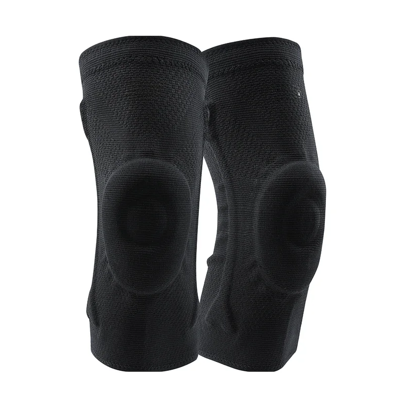 Genouillère professionnelle pour basket-ball, manchon de Compression avec genouillères de volley-ball de Sport à ressort en Silicone