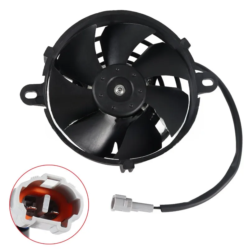 AliExpress Universal Motorcycle Radiator Cooling Fan Small Power and Large Air Volume For KTM HONDA YAMAHA KAWASAKI SUZUKI GasGas Bike