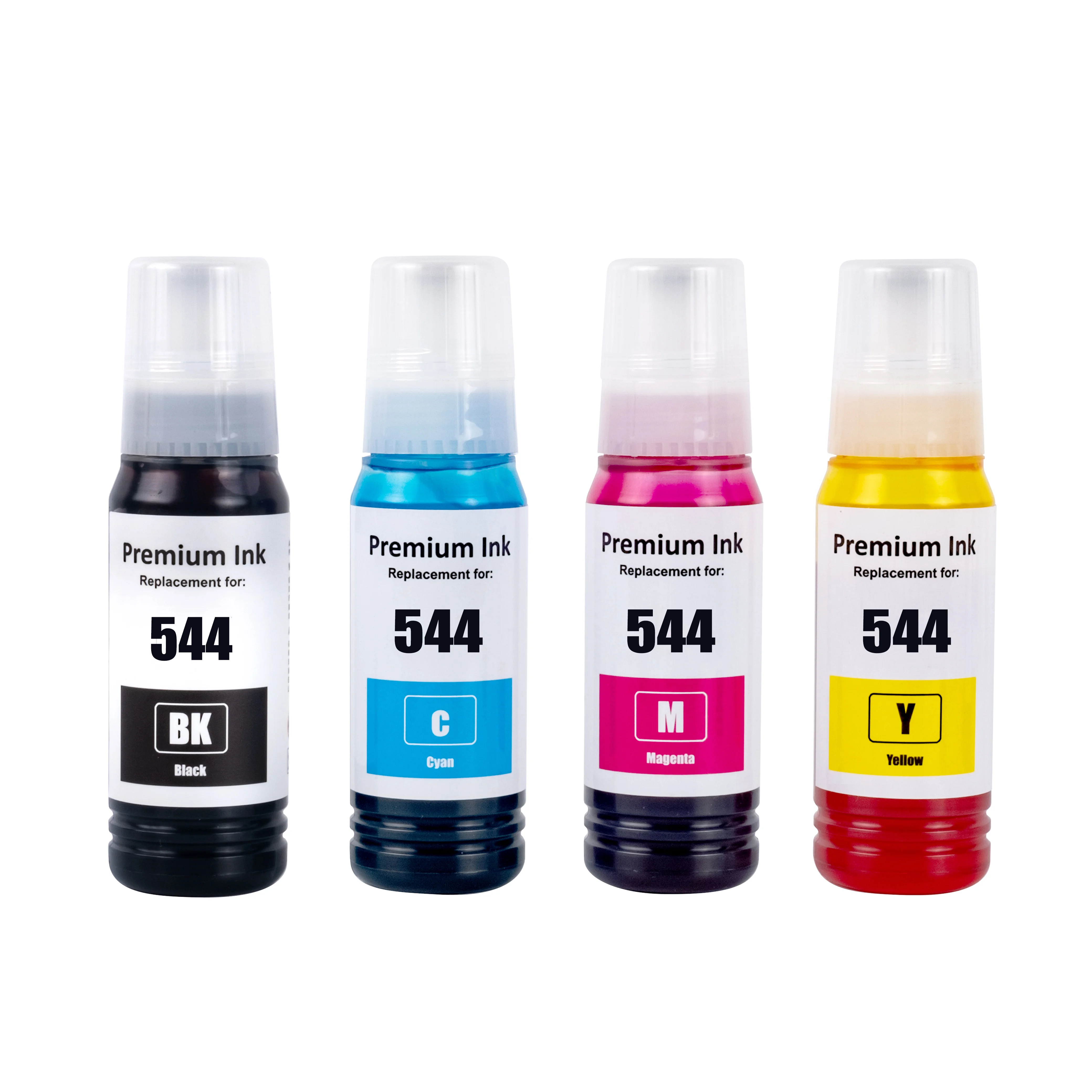 Kit de tinta de colorante Epson 544 T544, botella de 70 ml, para impresoras de inyección de tinta Epson EcoTank L3150 L3110 L3100 L3210 L3250 L1110 5190