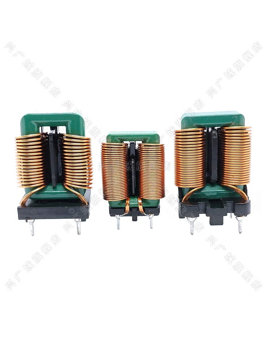 Flat wire inductor SQ1515 5MH 10MH15MH20MH vertical high current flat copper wire filter direct pin magnetic ring coil