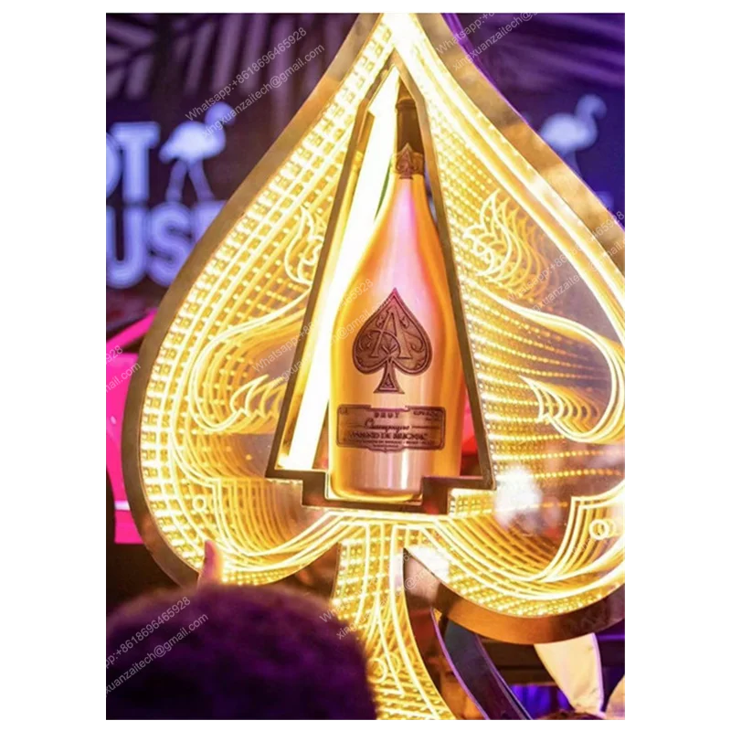 

ЗЕРКАЛО ACE OF SPADE ДЕРЖАТЕЛЬ ДЛЯ БУТЫЛОК ШАМПАГН ПОДАРОК НА ПОДАРОК