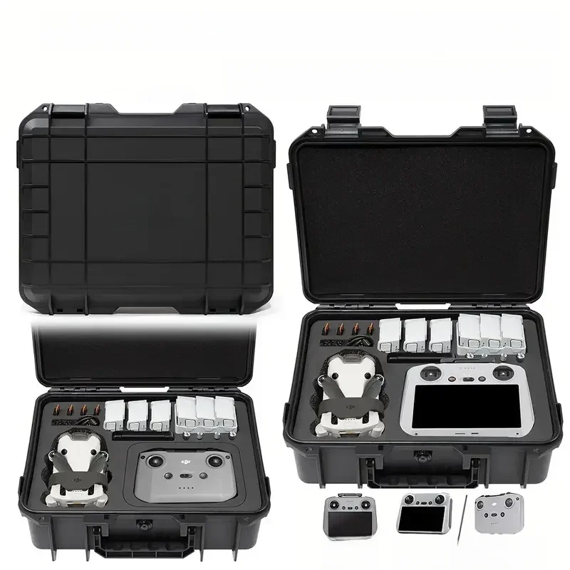 Voor DJI Mini 3/4Pro Case Mini 4 Pro Explosieveilige Case Mini 4 Pro Tas Draagbare Waterdichte Doos Harde Shell Grote Capaciteit Case - afbeelding 2