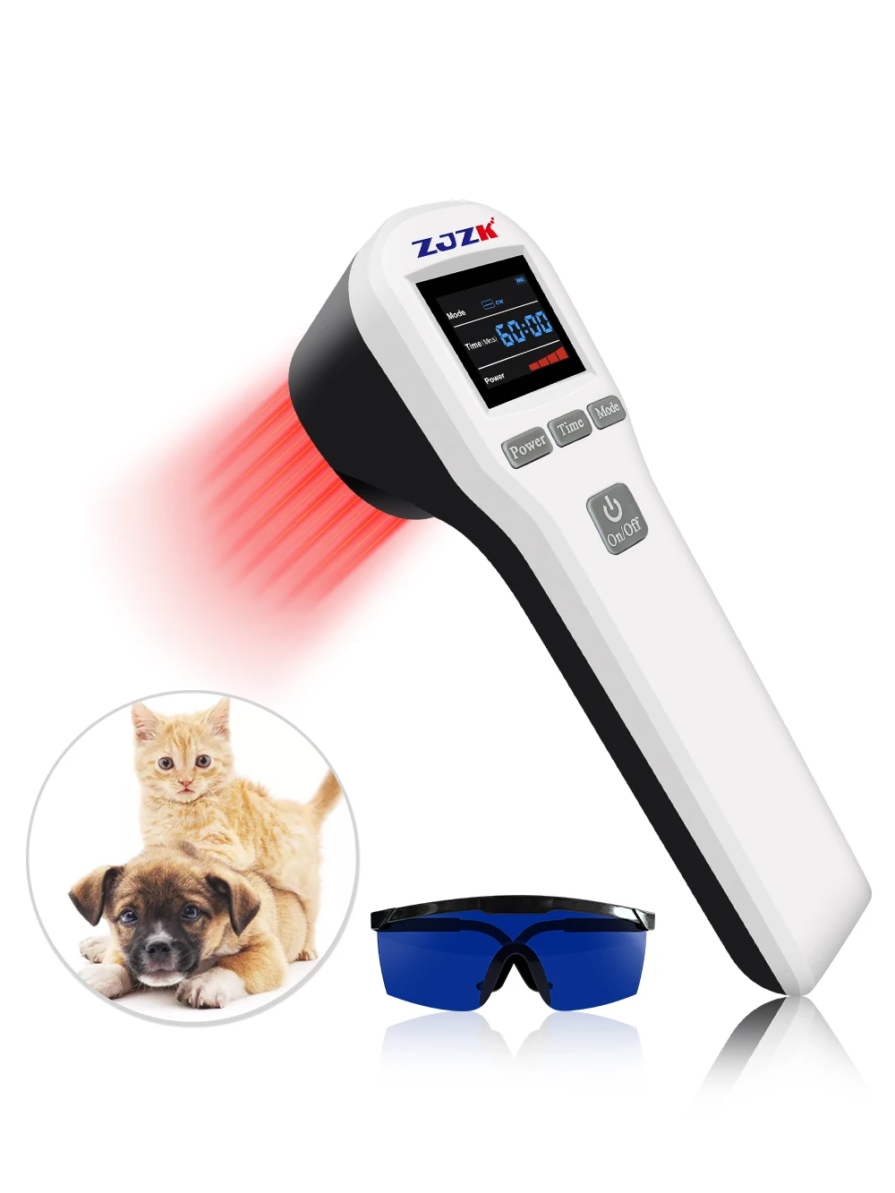 660mW koudlaser Lllt-licht voor tendinitis en rugbehandeling Fysiotherapie en revalidatie met 4x808nm 16x650nm-diodes