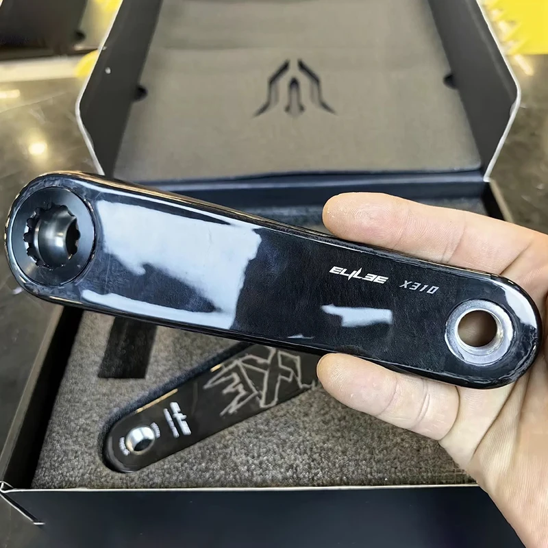 

ELILEE XXE X310 Carbon Fiber Road Bike Crankset 24mm Titanium Spindle Ultra-light Carbon Fiber Crank Arm