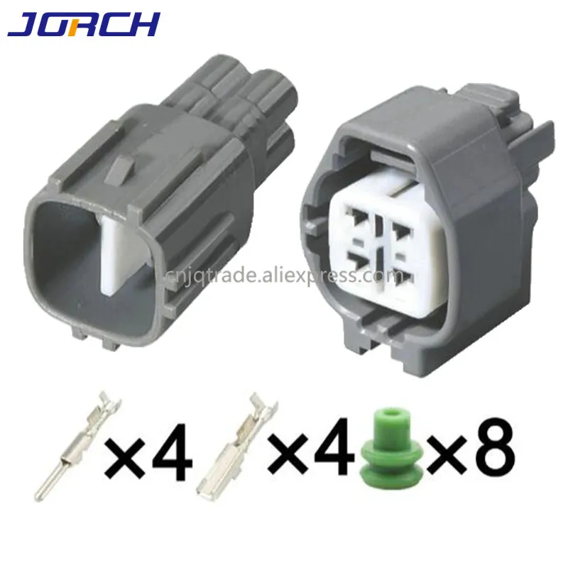 

2 комплекта 4-контактный разъем для автомобильной перегородки sumitomo 6189-0629/90980-11028 6188-0517/90980-1 для Toyota 1JZ-GTE 2JZ-GTE O2