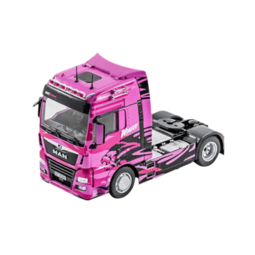 Salvat, Camion TGX 2014 Tuning, Véhicule Lourd de Type Tracteur pour Transport Longue Distance, Modifié Esthétiquement et Mécaniquement, Échelle 1:43, Miniature en Diecast, Collection de Camions Tuning, Sans Fascicule, Emballage Blister Original, Base d'Identification du Modèle