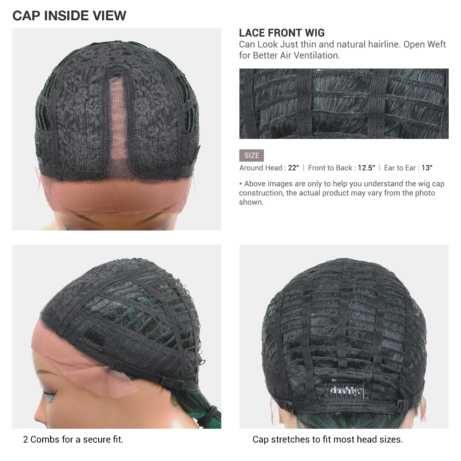 شعر مستعار بدانتيل أمامي عالي الدقة ، تشطيب طبيعي ، آمن للحرارة ، منتوف مسبقًا ، 27