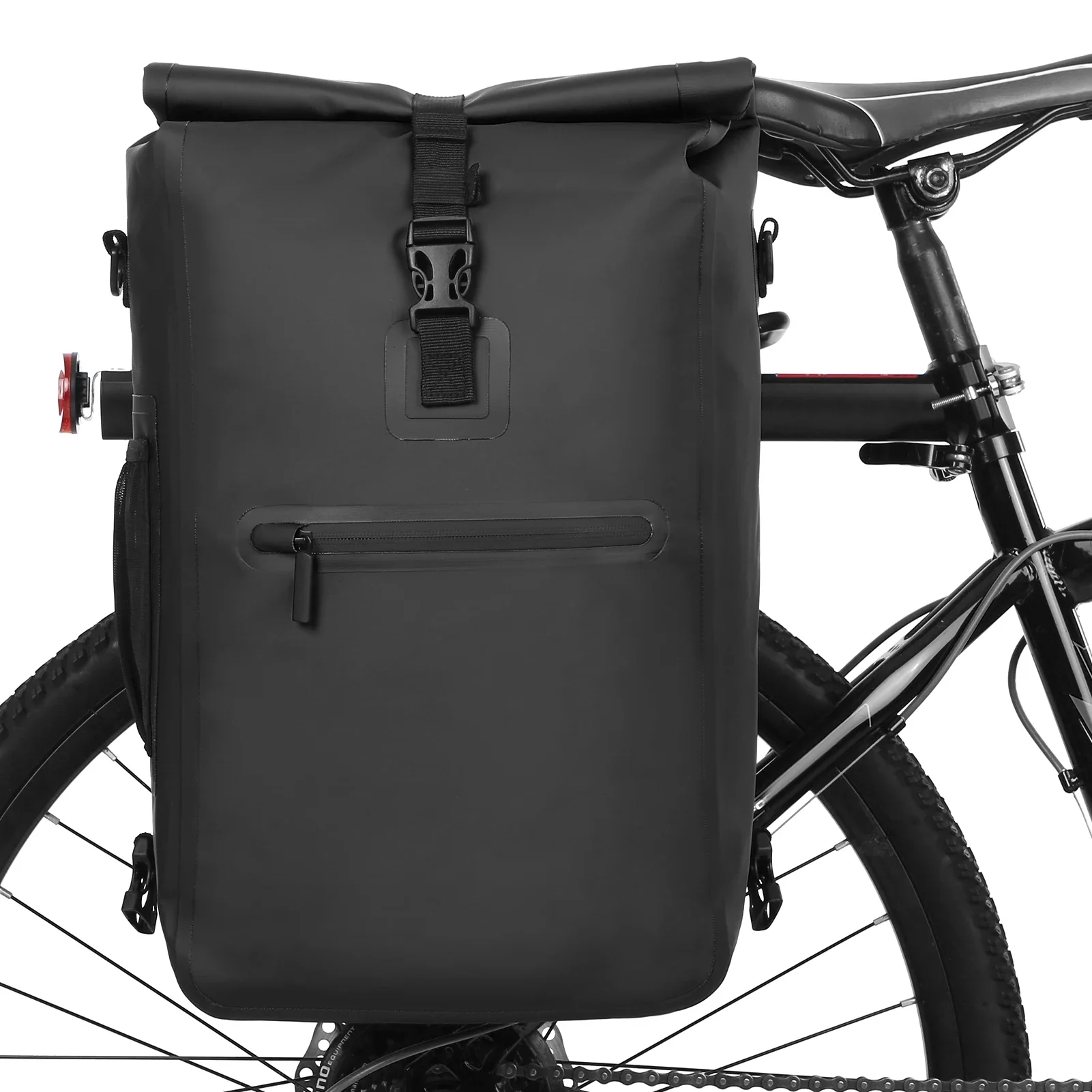 AliExpress NONE 3-in-1 Waterproof Bike Pannier Bicycle Rear Rack Bag Backpack Shoulder Bag Outdoor Cycle Commuting Bag Pack Laptop Compartment