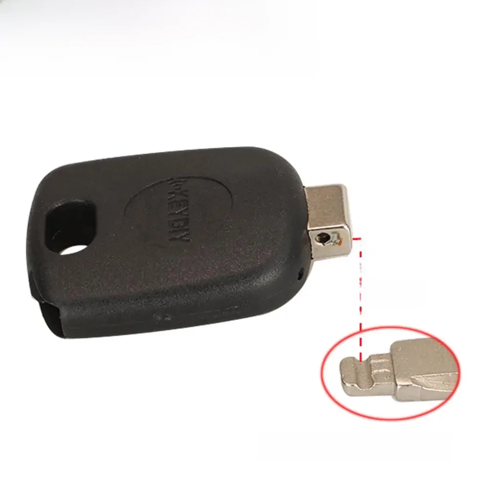 Jingyuqin 10 Stück KEYDIY Universal Transponder Autoschlüsselgehäuse KD/VVDI Klingen Kopf mit Chiphalter Universal Autoschlüsselgehäuse
