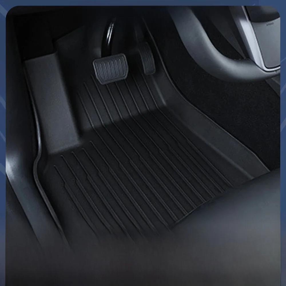 Samochodowe dywaniki podłogowe do Tesla Model 3 Y 2019-2025 Samochodowe cztery pory roku Wodoodporna antypoślizgowa mata podłogowa NOWOŚĆ Specjalne akcesoria samochodowe TPE — zdjęcie 2