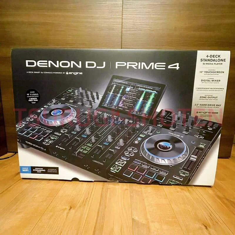 Summer New discount Denon DJ PRIME 4 Standalone DJ System with with Deck saver