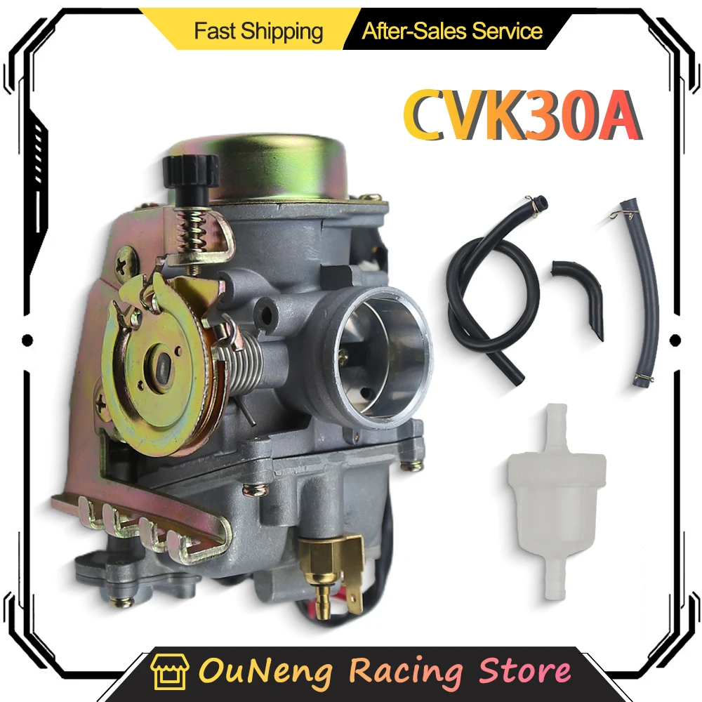 

CVK30A 30MM For YP250 260 AN250 Burgman Linhai Aeolus VOG 260 300 TANK 260 XINGYUE 260 260cc 300cc ATV UTV Motorcycle Carburetor