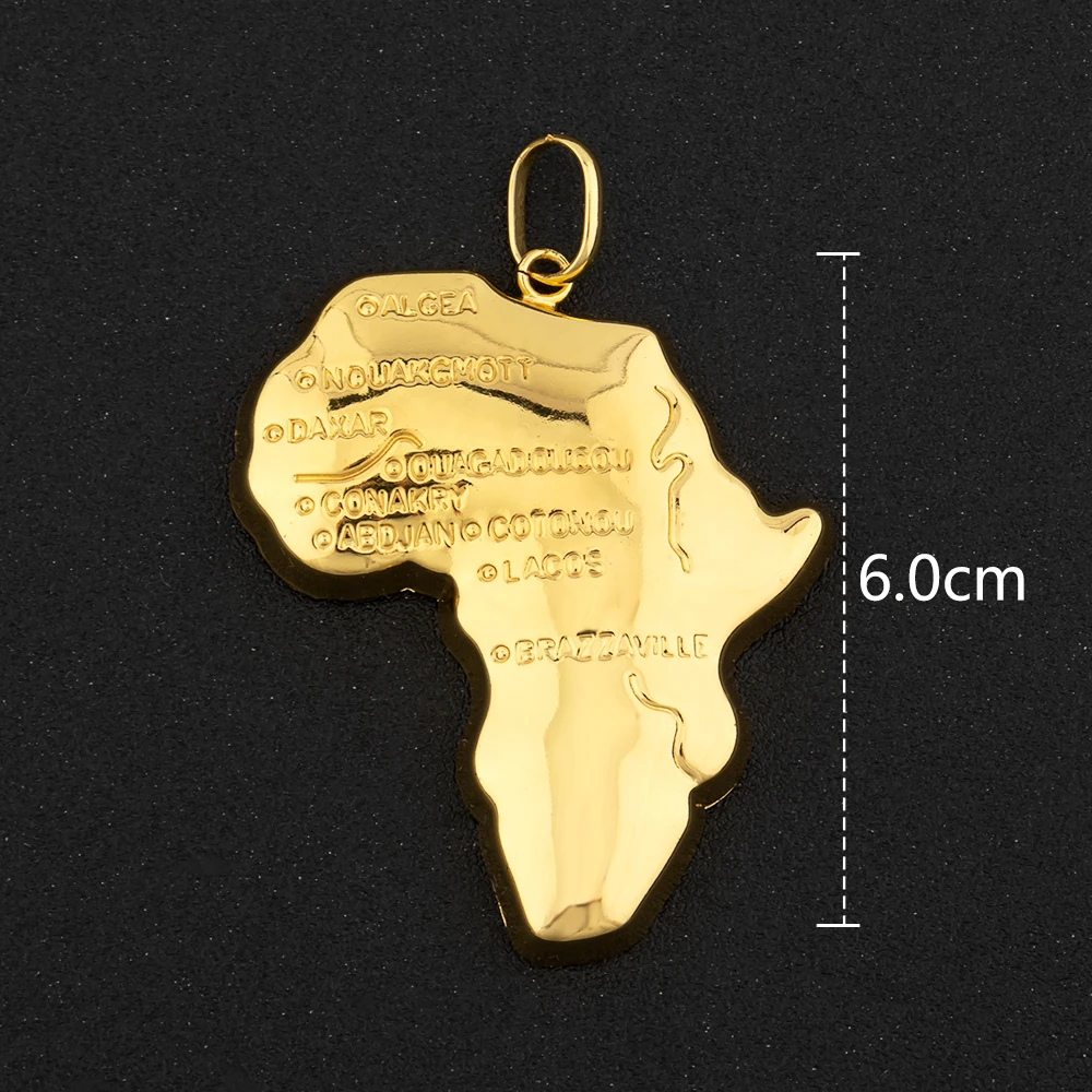 Gold Farbe Hip Hop Persönlichkeit Anhänger Afrikanische Karte Meerjungfrau Dollar Euro Form Anhänger Partei Schmuck Geburtstag Geschenke – Detail 16
