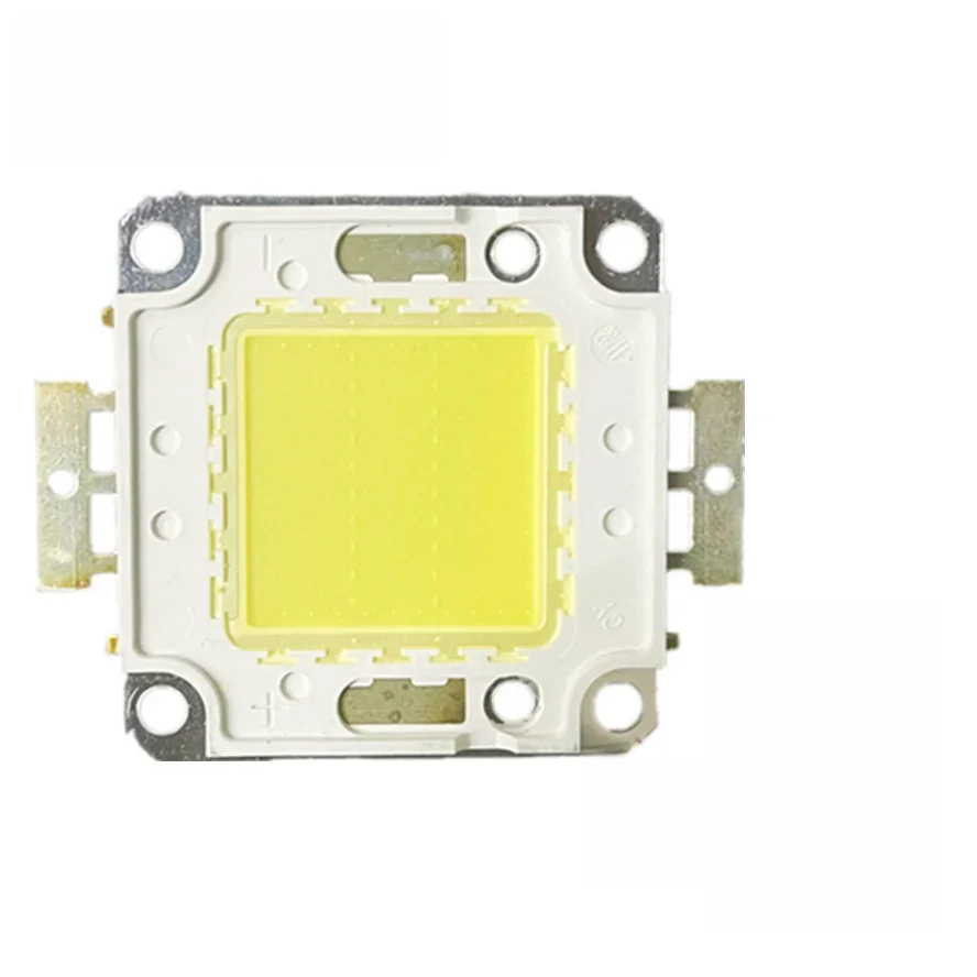 3 pièces de puces LED COB à haute luminosité, 100W 50W 30W 20W 10W, blanc chaud pour projecteur à faisceau large à monter soi-même