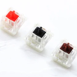Gateron Stille Schakelaar 3pin 5pin Rood Zwart Bruin Voor Custom Mechnical Toetsenbord Xd64 Xd60 Eepw84 Gh60 Tada68 Xd96 87 Ansi 104
