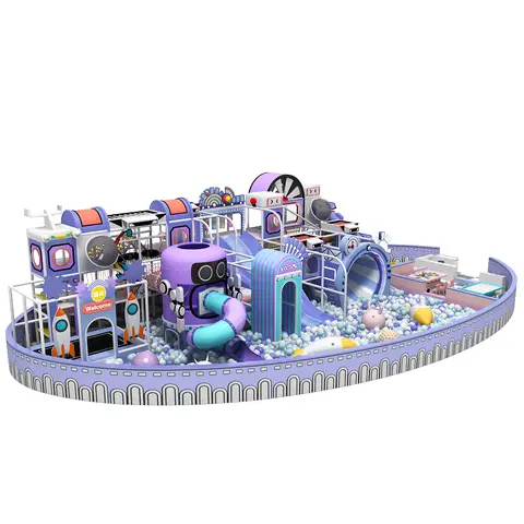 Commerical Playground with Slide Indoor Playground for Mall Soft Kids Play Area With Ball