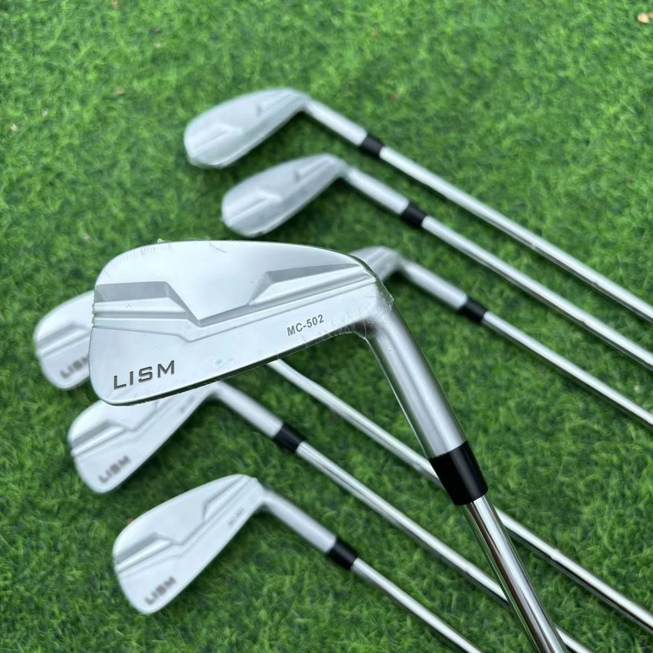 نوادي الجولف للرجال فضي MC-502 مكاوي الجولف الجيل الرابع 7 قطعة 4-9P R/S/SR فليكس الصلب/رمح الجرافيت