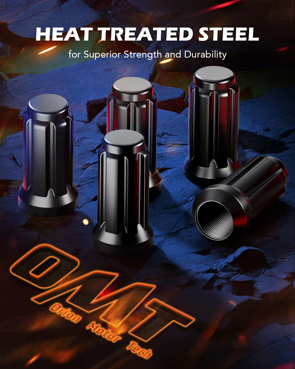 M14x1.5 Lug Nuts กรวยที่นั่ง Lug Nut ชุด w/7/8 "Hex ล้อ Lug Nuts ใช้งานร่วมกับ w/Buick Dodge Cadillac Chrysler Chevy Silverado