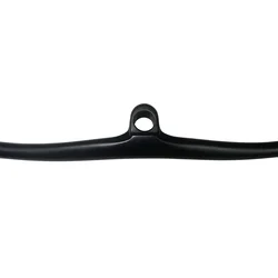 Carbon Fibre Bicycle MTB Handlebar Degree One-shaped Integrated Handlebar With Stem For Mountain Bike Parts