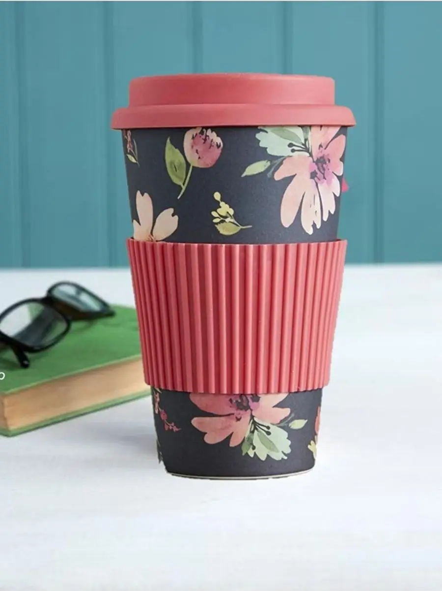 Natural Bamboo Coffee Cup Natural Coffee Mug Thermos Keeps Warm Gift Products Design Printing Leakproof Does Not Spill