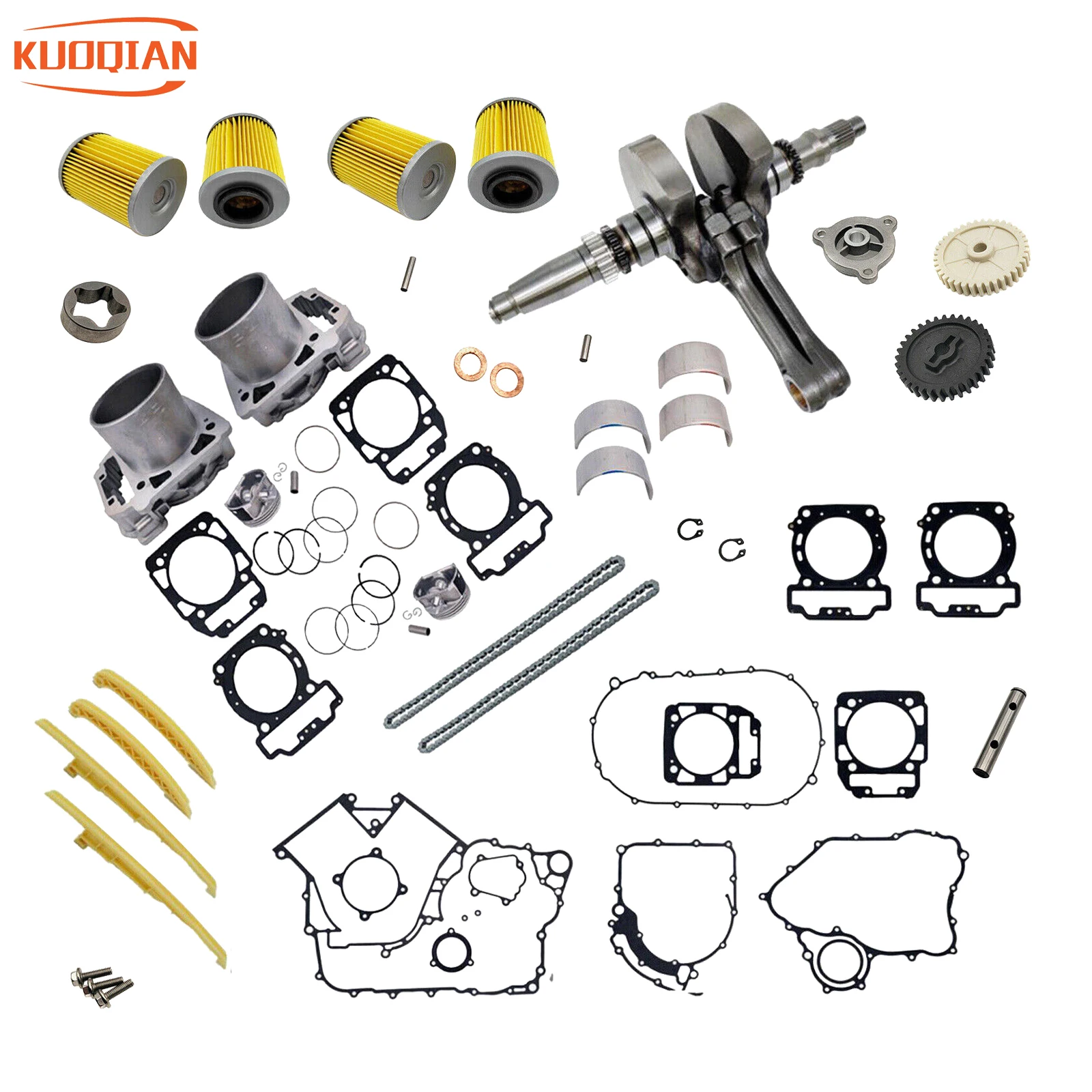 Reconstrucción de Motor reconstruido CF 800, CF 800, CF800HO 550, Z8, U8, ZForce US 0800-041000-0001, 0800-041000-2001, 0800-023100