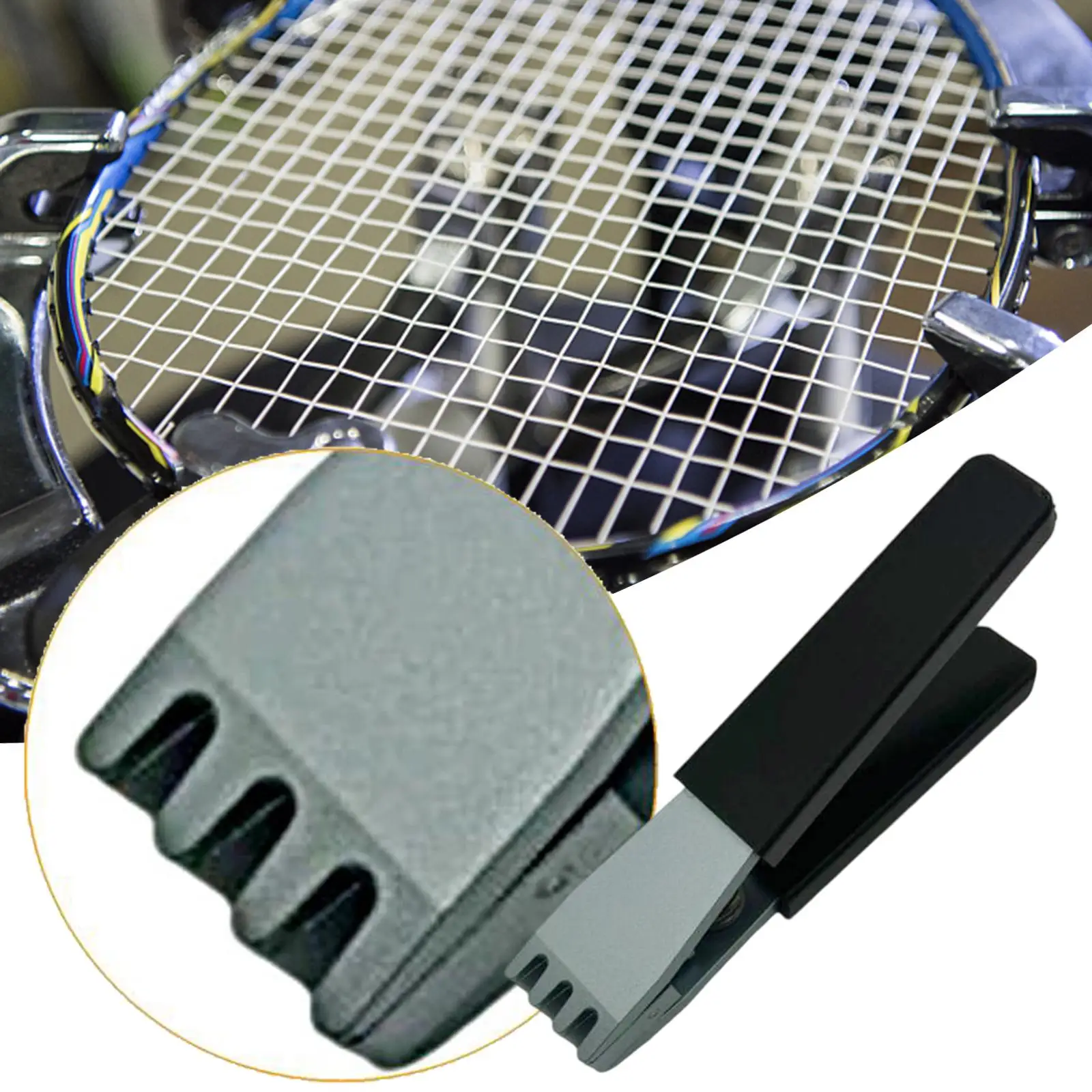 Badminton Tennis Racket Flying Clamp Starting Stringing Clamp Gripper String Clamp Stringing Tools for Tennis Squash Badminton