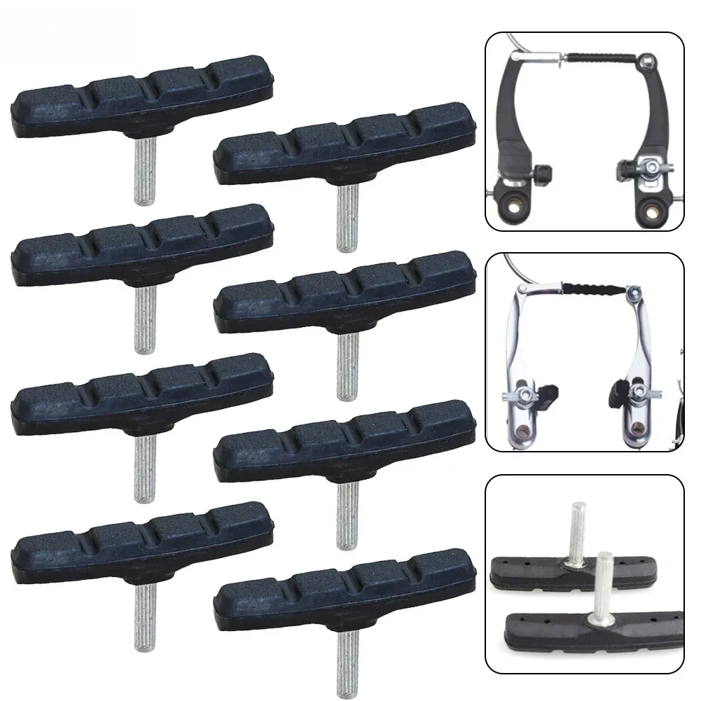 AliExpress NONE Bike Brakes Pads Set Brakes Kit Road Mountain Cycle Bicycle Rubber  V-Brake Blocks Shoes With Hex Nut Tools And Shims Bike Pads