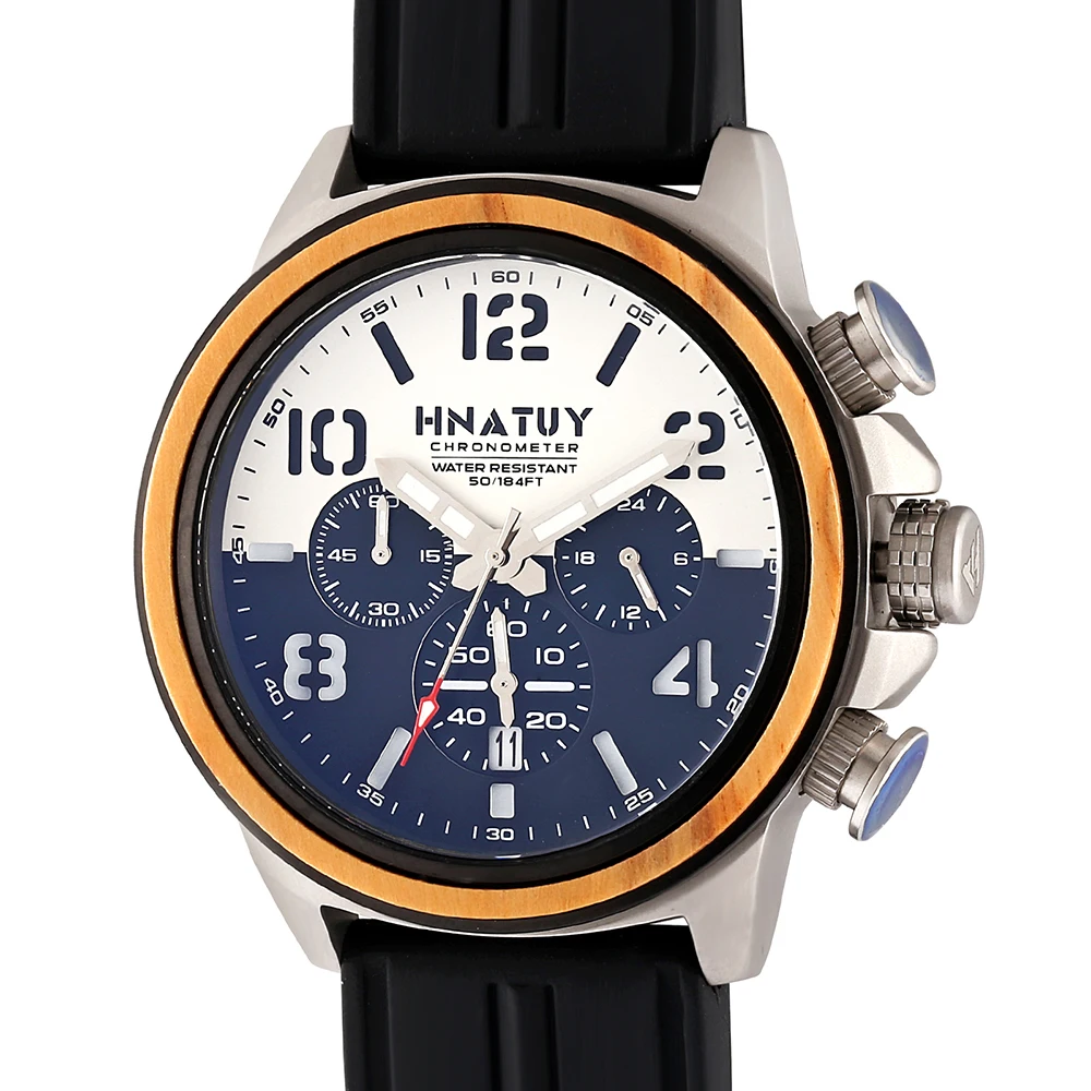 HNATUY Relogio Masculino Männer Uhren Sport 5bar Wasserdichte Uhr Edelstahl Fall Luxuri Chronograph Quarzuhr Uhr