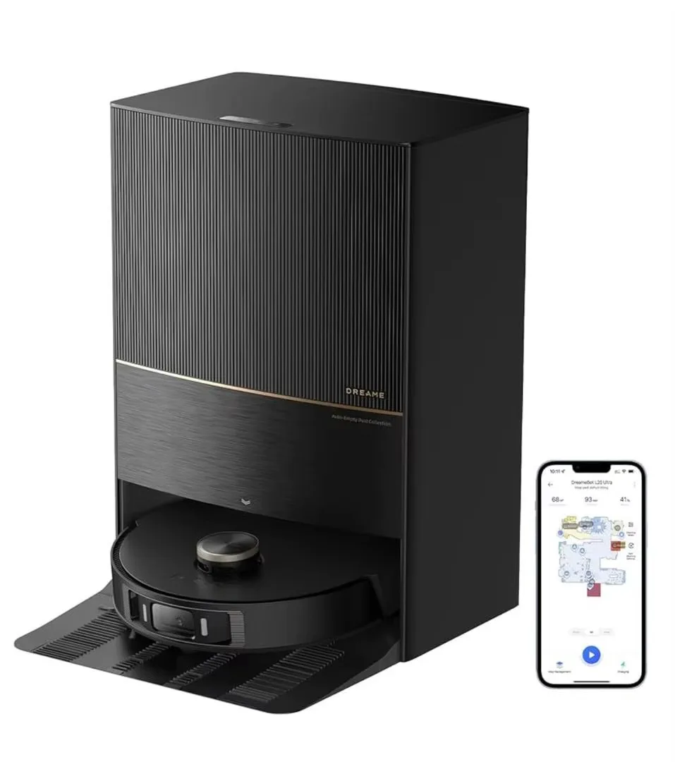 Aspirapolvere e scopa robot Dreame L30 Ultra della migliore qualità - 136 ° F Lavapavimenti ad acqua calda autopulenti, lavapavimenti autoseccanti