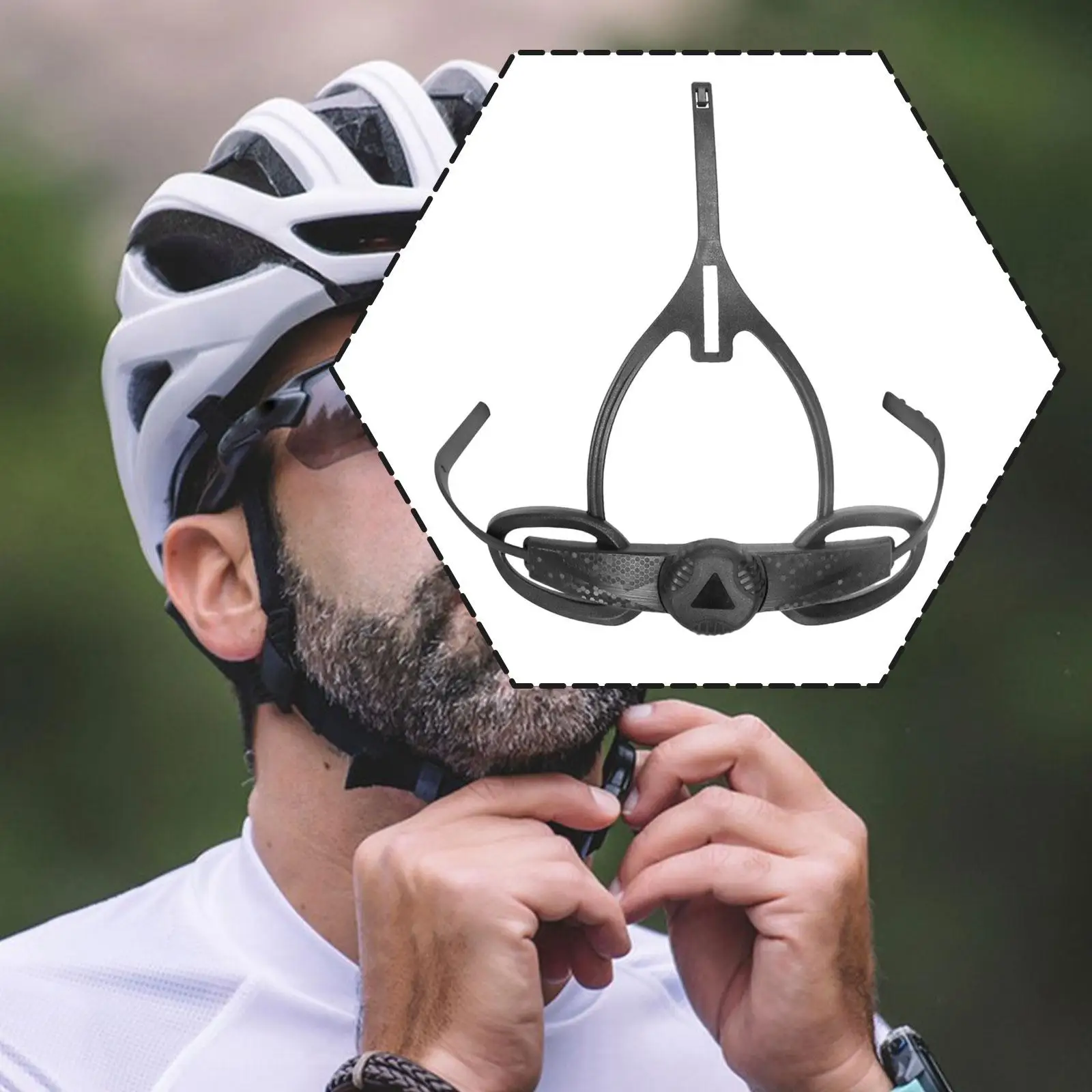 Climbing Helmet Adjuster Retention System Head Locking Buckle Accessory Part Durable Headgear for Sports And Outdoor Activities