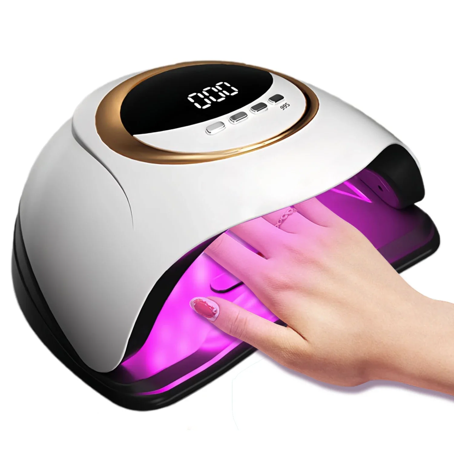 Lâmpada profissional uv led para unhas, esmalte em gel, secador de cura rápida, lâmpadas de luz de