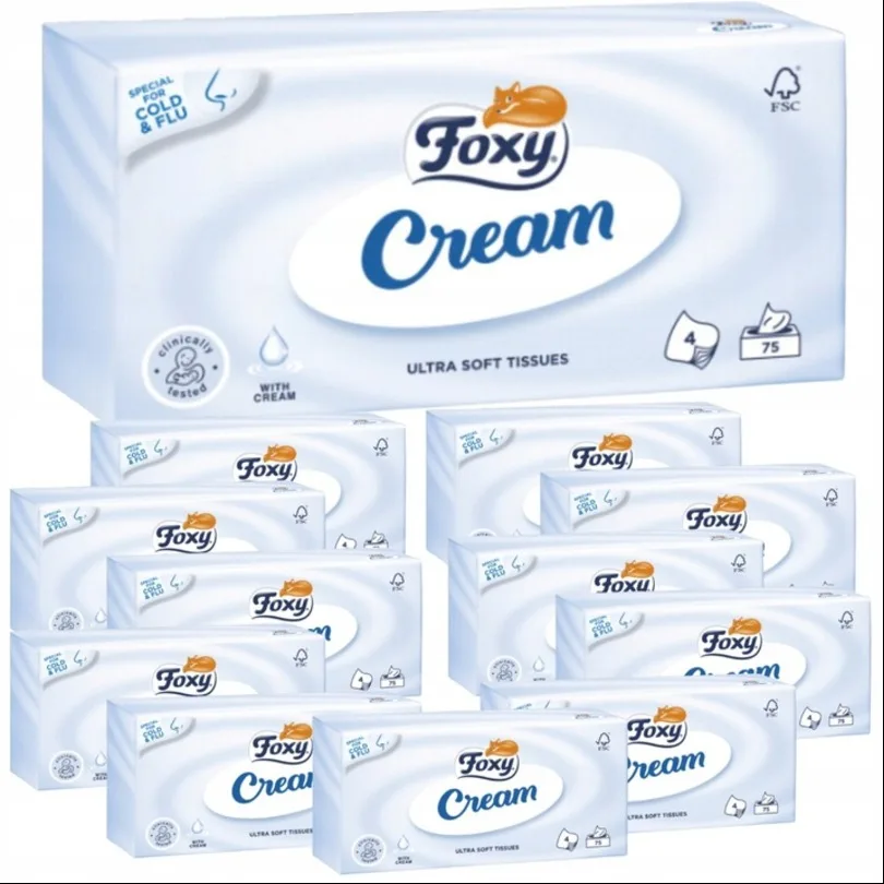 : Papierowe chusteczki / chusteczki kieszonkowe