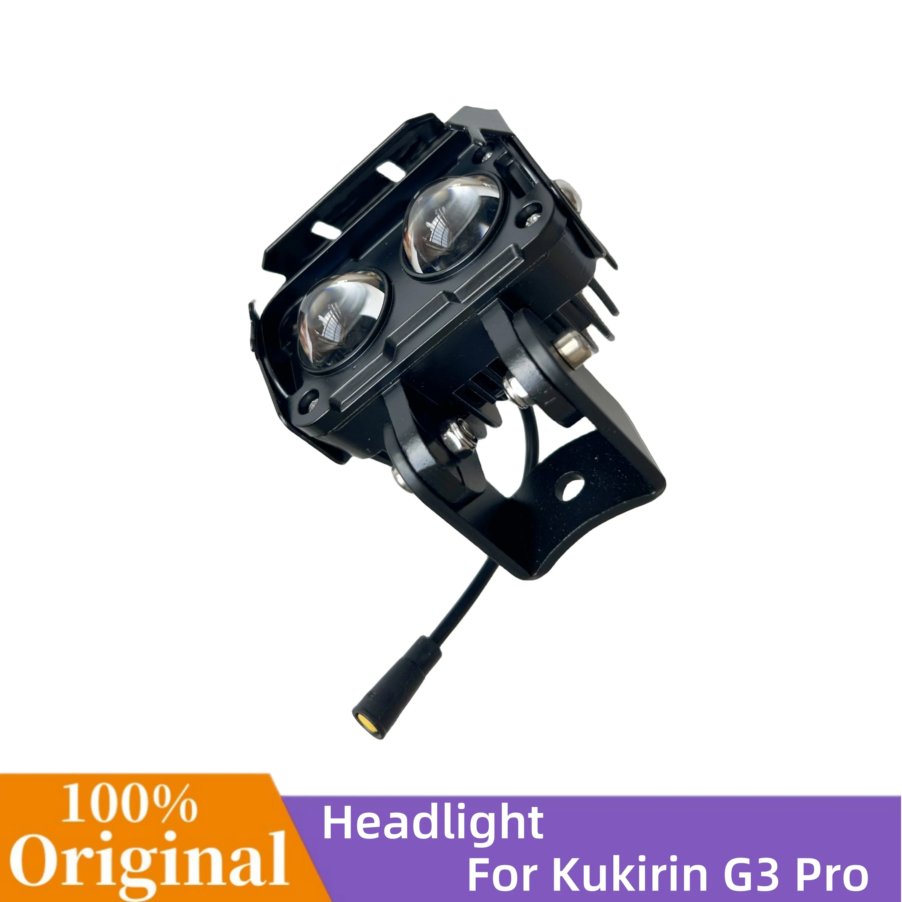 Original Kugoo Kukirin G3 PRO Electric Scooter Headlight Kugookirin Headlight 3 Pin Front LED Headlight Accessories