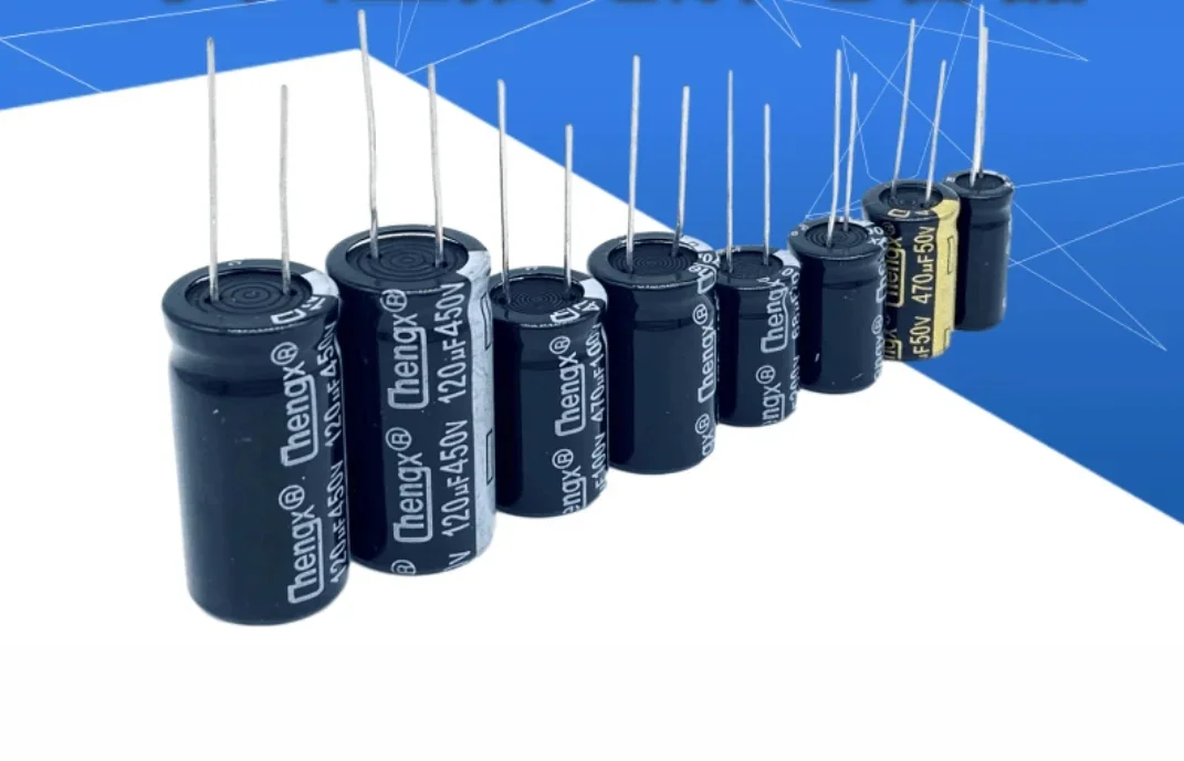 Condensateur électrolytique en aluminium 1UF 2.2UF 4.7UF 10UF 1000UF 22UF 33UF 47UF 470UF 100UF 220UF 6.3V 10V 16V 25V 35V 50V 400V 450V