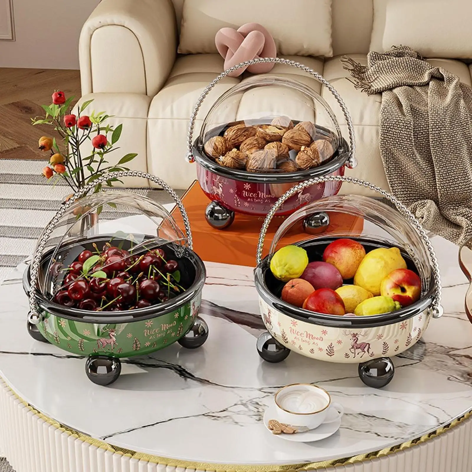 

Ваза с фруктами, креативные элегантные настольные тарелки, домашний поднос для закусок и конфет для кухонной посуды, роскошные сервировочные тарелки для домашней столовой