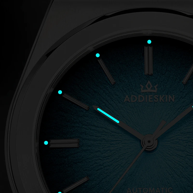 AddiesKin K001 Men's Luxury Automatic Watch Miyota 9015 39mm Stainless Steel Sapphire Crystal BGW9 Luminous Screw Down Crown