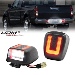2PCS White 15SMD LED Car Number License Plate Lights for Nissan Navara D40 Frontier Armada Titan Xterra Suzuki Equator 12V T10