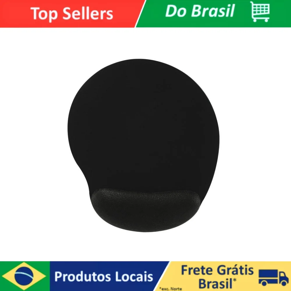 Mousepad Ergonômico Antiderrapante Com Apoio de Pulso