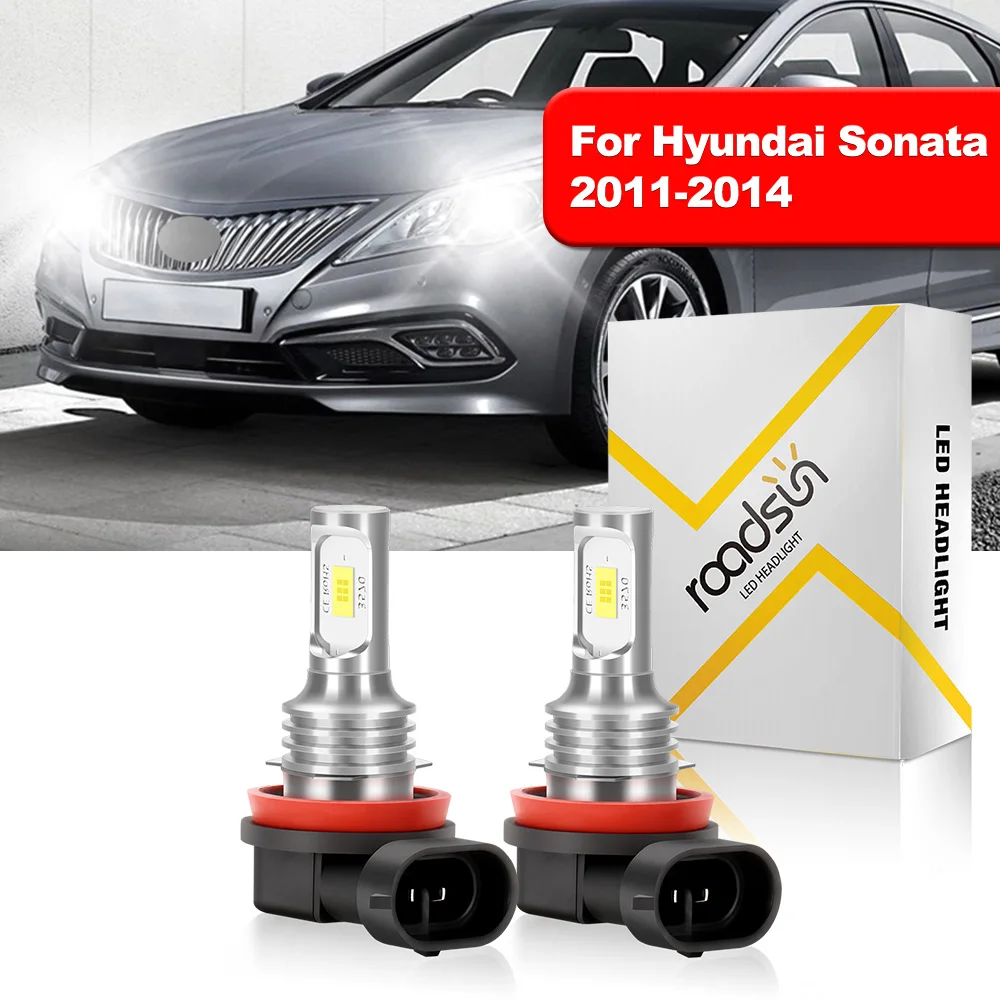 

Для Hyundai Sonata 2011 2012 2013 2014 1:1, мини-размер, противотуманная фара, встроенный драйвер Plug Play 3570, чип CSP, освещение на 360 градусов, 2 шт.