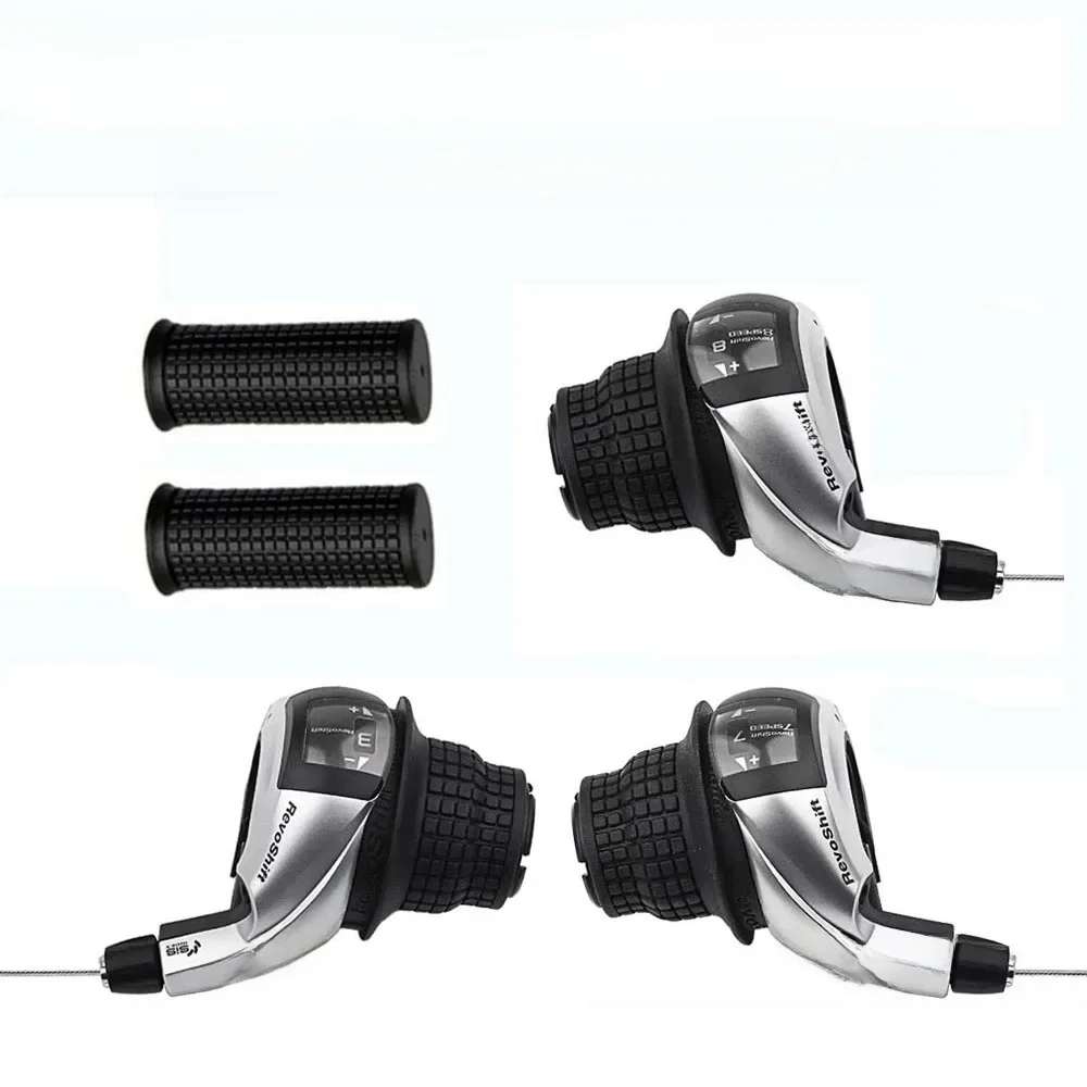 AliExpress Shimano shimano Revoshift SL-RS45 3X7s 3X8s grip Twist Shifter 21S 24s MTB Bicycle Bike Shifting lever Comb with grips RS35