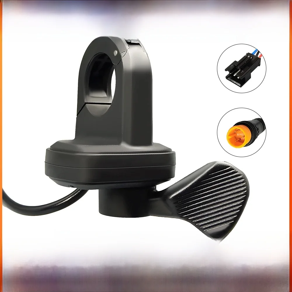 AliExpress Electric Bike Thumb Throttle 3Pin Male Waterproof Plug Right Hand Throttle for 12V 24V 36V 48V 72V Electric Bicycle Accelerator