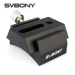 Svbony Fully Metal Bracket Base Shoe + 42mm Dovetail UNC 1/4-20 Mounting for Optical Telescope Guiding Scope