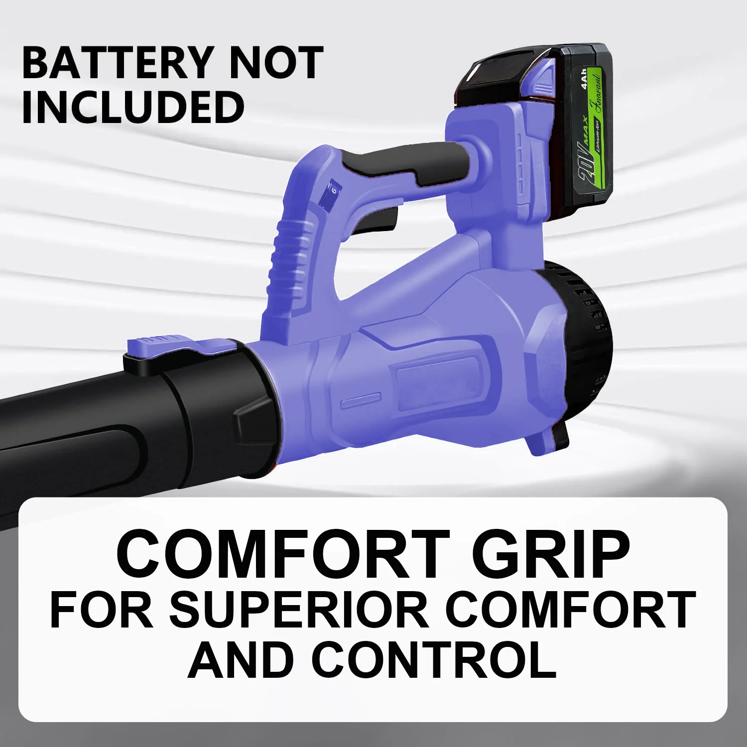 Soffiatore per foglie elettrico Soffiatori per foglie portatili senza fili per la cura del prato Soffiatore per erba leggero portatile per cortile