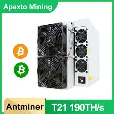 

Br Купите 10, получите 5 бесплатно Новый Antminer T21 190T 3610 Вт Алгоритм SHA-256 Bitmain майнинг BTC Bitcoin Miner