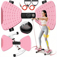 Waist Twisting Fitness Tool Standing Abdomen Exercise Board Load Capacity 300 Lbs Twister Board With Pull Rope For Home Gym Disc