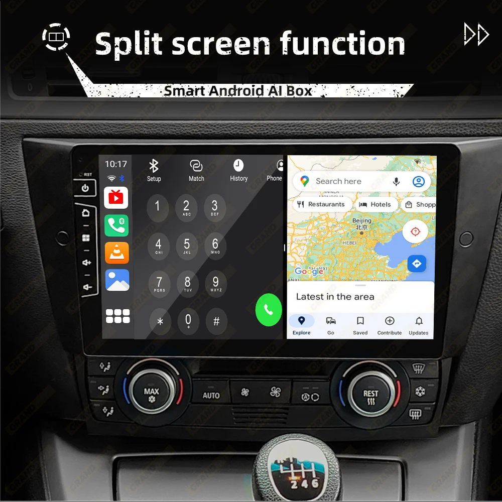 New Android 13 Wireless CarPlay AI Box For BMW Cars ID6 ID7 ID8