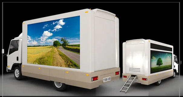P10 Digital LED Mobile Advertising Van Truck LED Video Screen LED Billboard Truck Advertising Solutions Mobile Truck LED Display