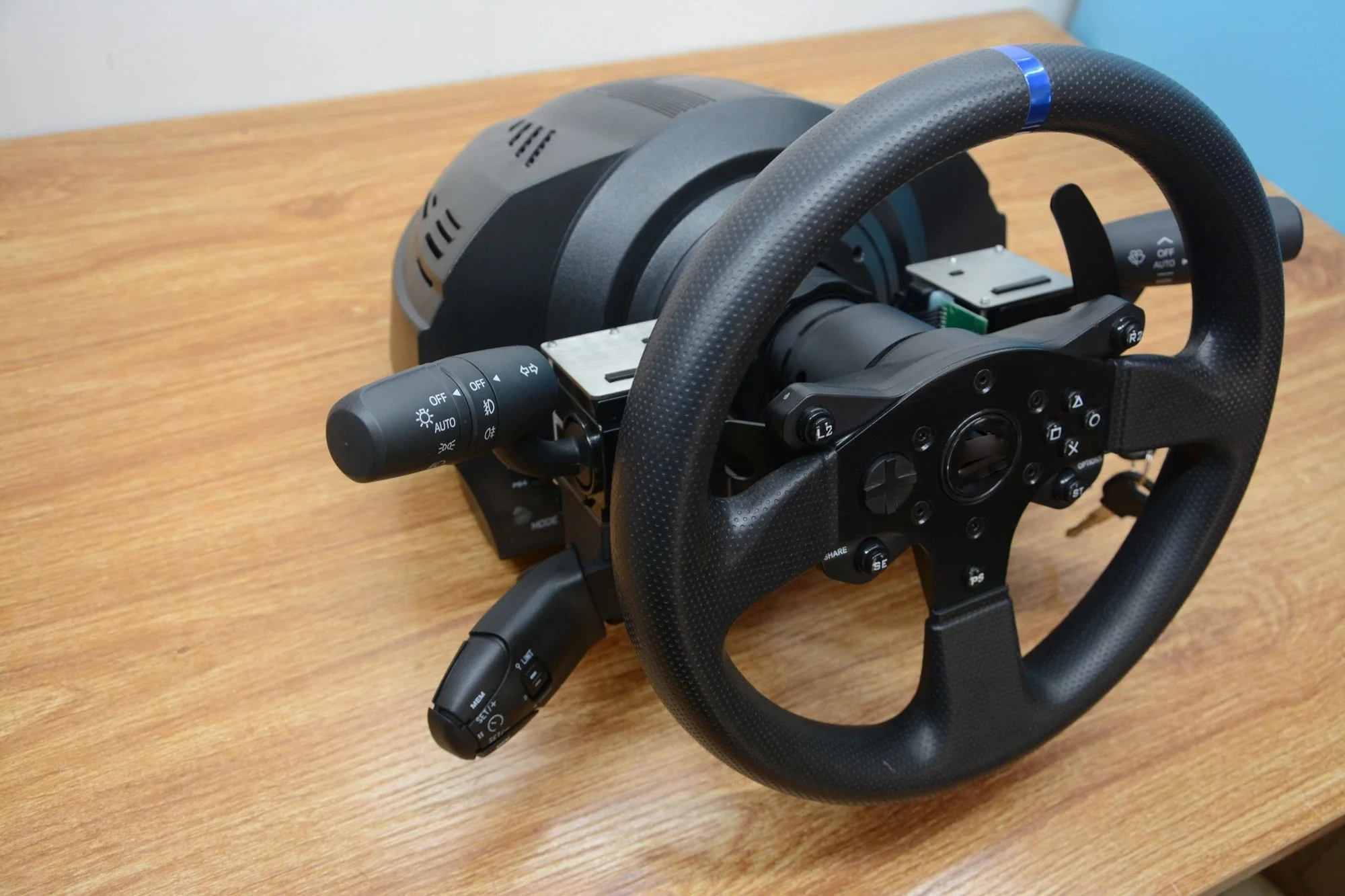 Simulator Games Stuurwiel richtingaanwijzer ruitenwisser KIT Voor Thrustmaster T300 RS/GT Automatische rebound Cruise Control SLEUTEL schakelaar - afbeelding 2