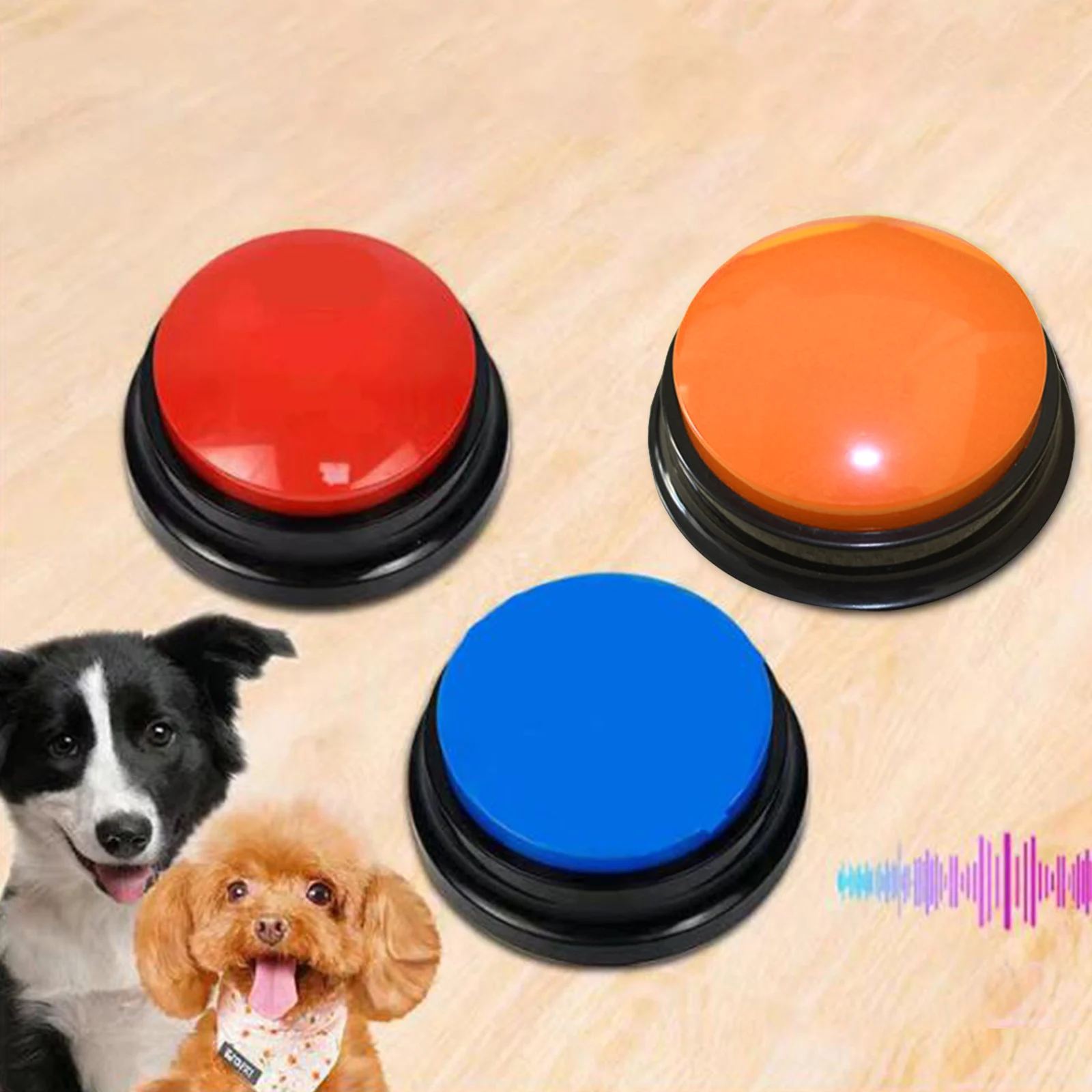 Recordable Talking Button  Sound Button Answer Buzzers Prank Toy for Home Game Boys Girls Kids Children Baby Toddlers